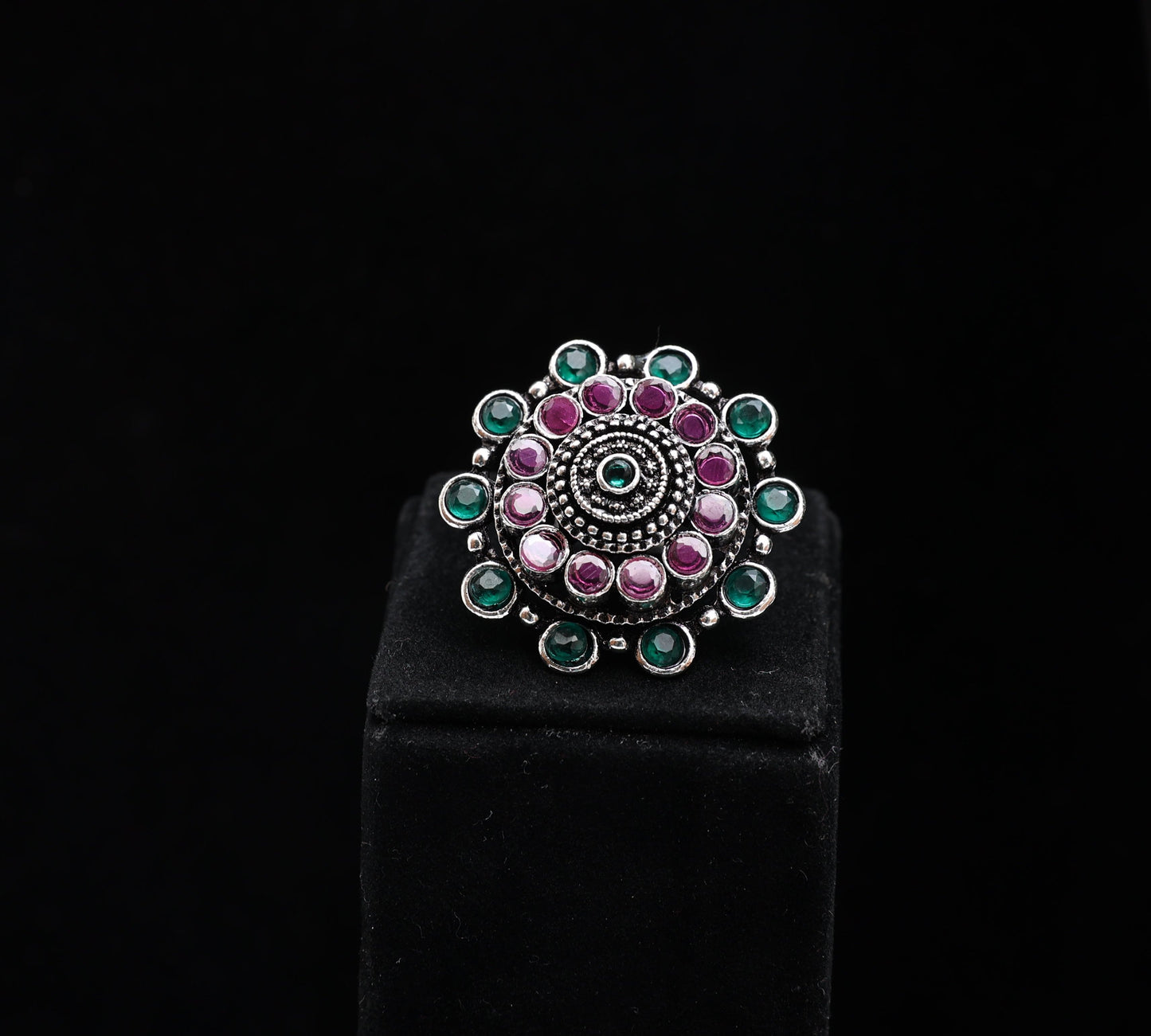 Multi Color Fancy Finger Ring