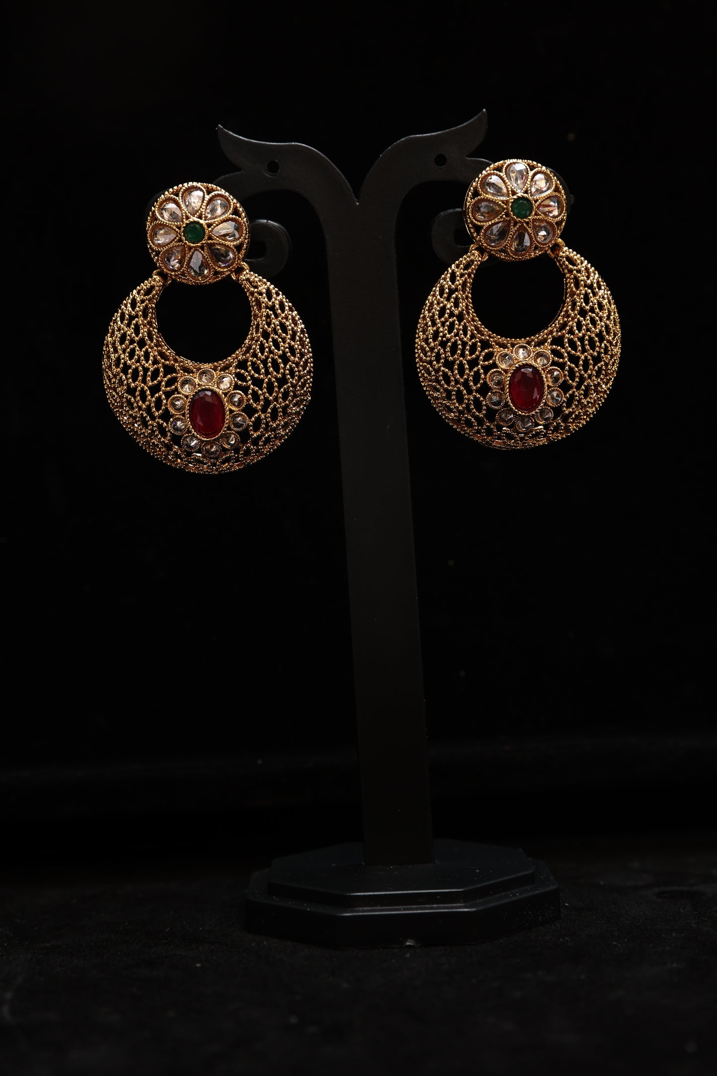 Lustrous Chandbali Earrings