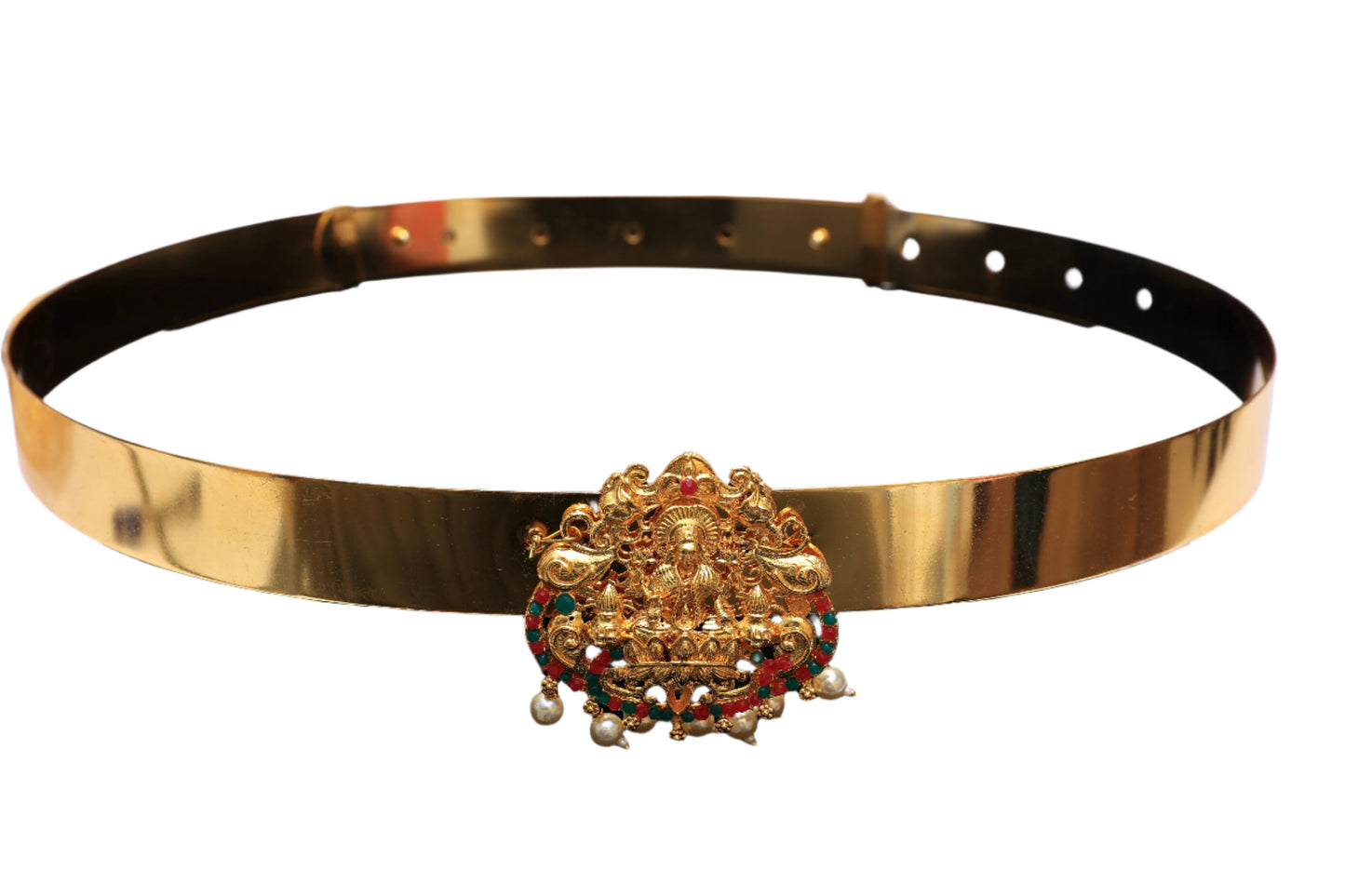Rajputana Elegance Gold Plated Waist Belt