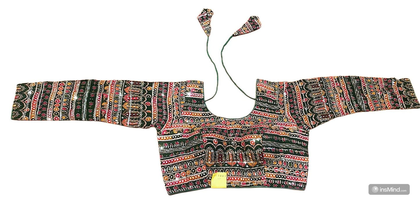 Bohemian Inspired Embroidered Full Sleeve Blouse