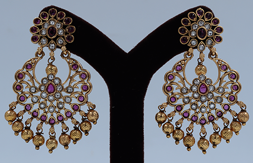 Antique Blossom Dangler Earrings