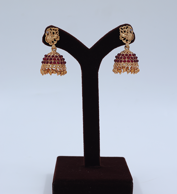 Royal Ruby Layered Necklace Set