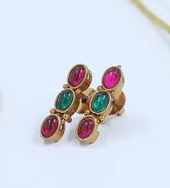 Colorful Navratna Inspired Necklace Set