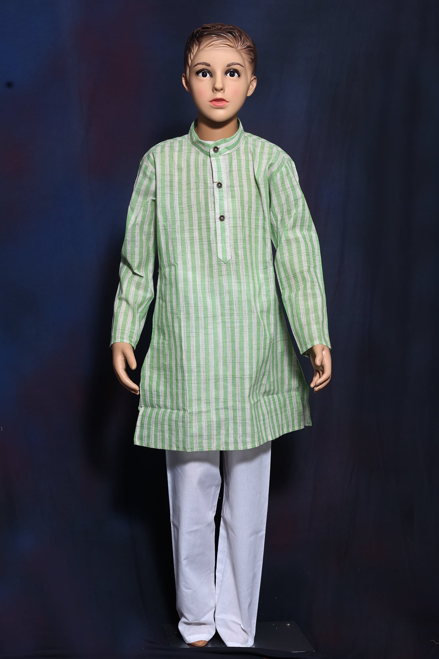 Vibrant Light Green Kurta for Boys
