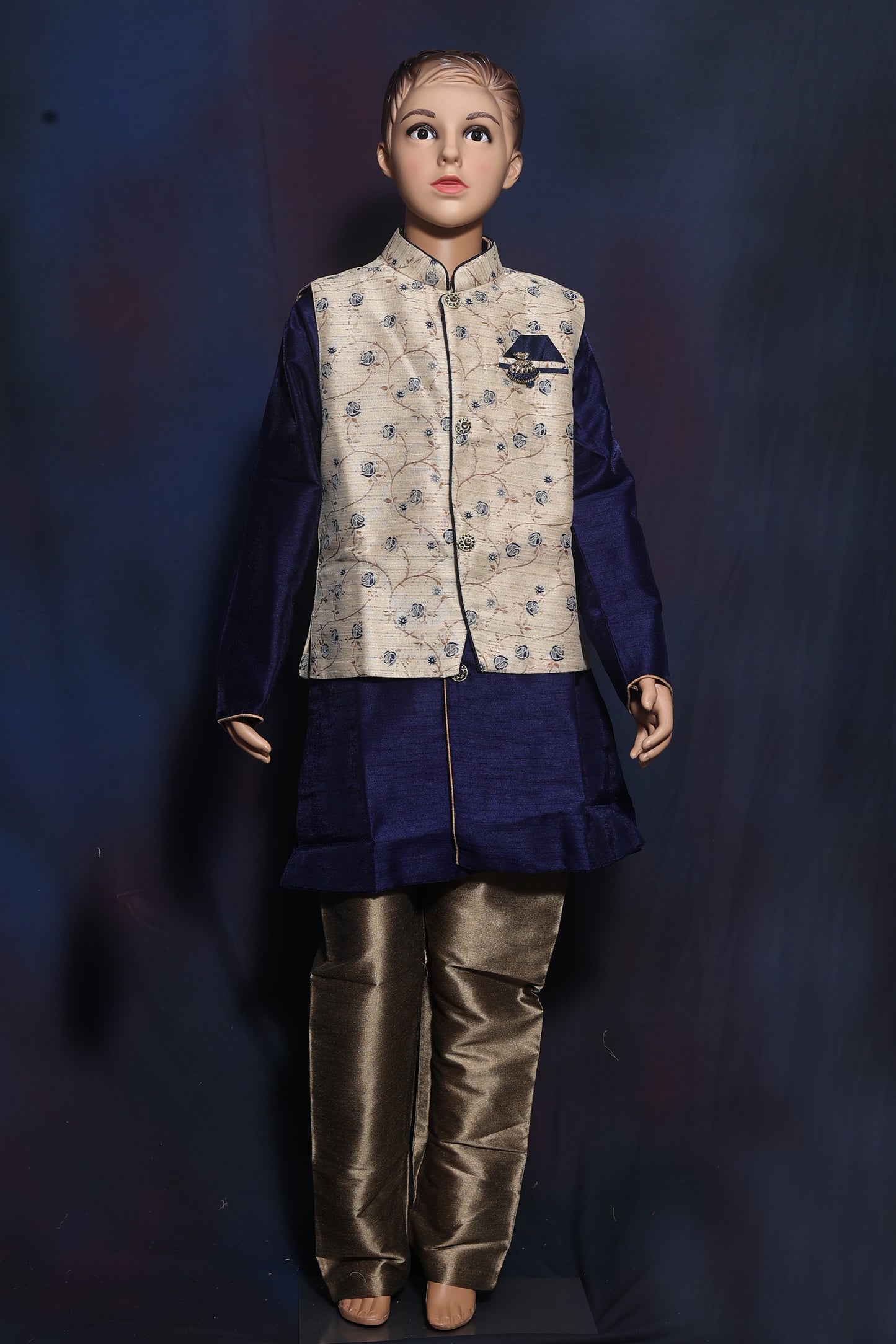 Lively Blue Kurta Set for Boys