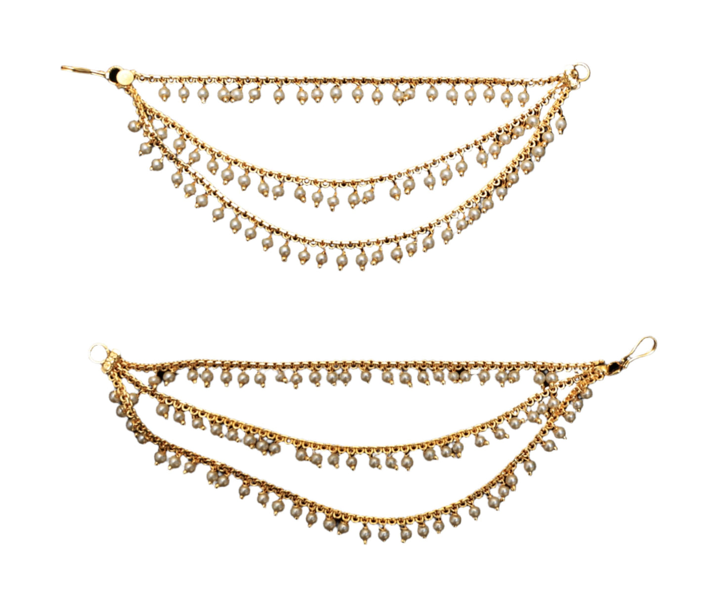 Enchanting Pearl Ear Chains