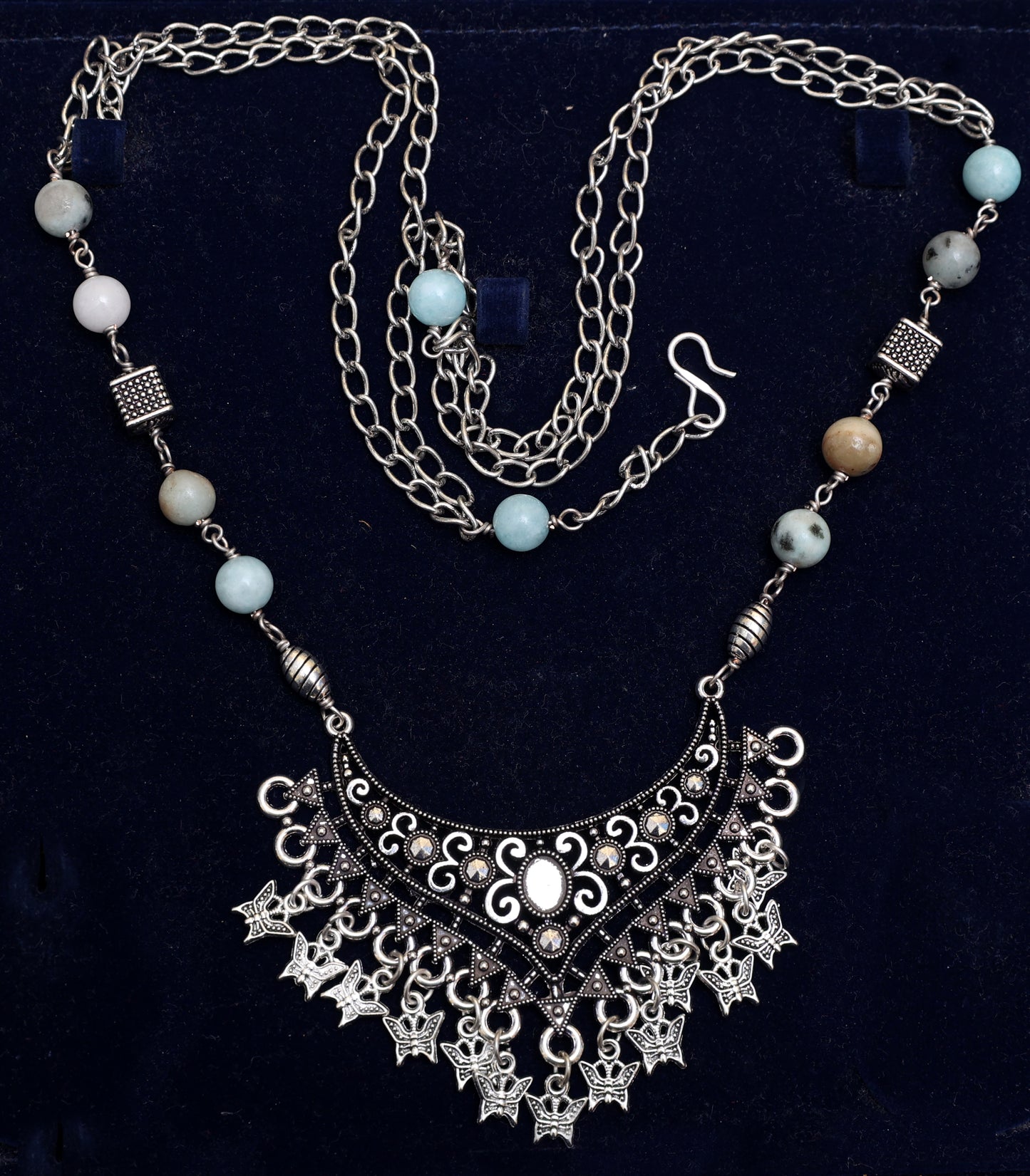 Bohemian Oxidized Necklace