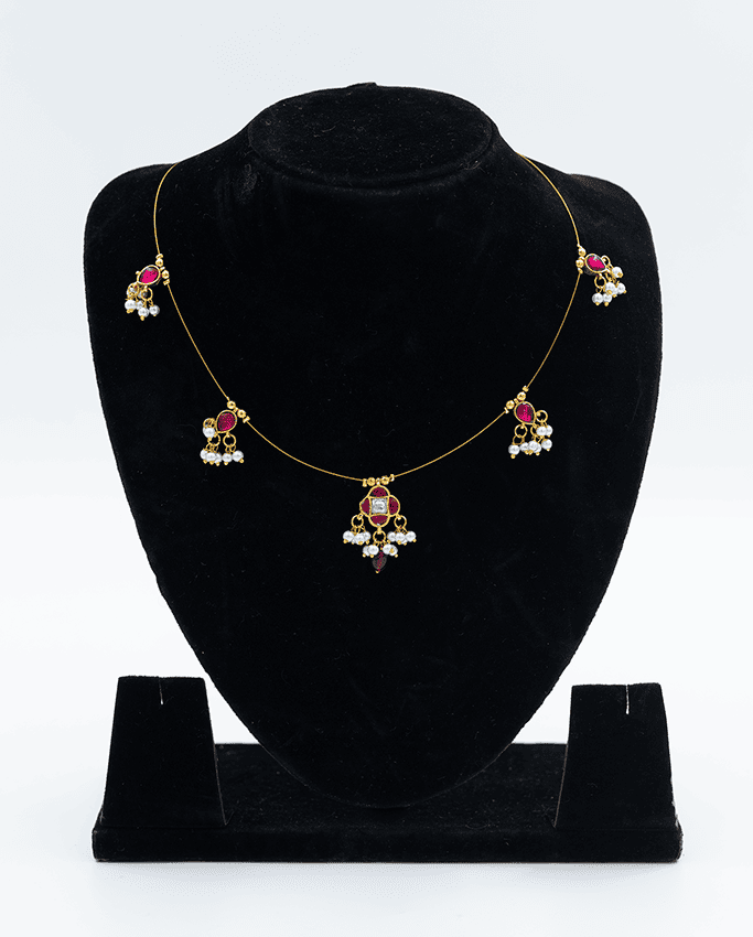 Pink & Pearl Elegance Necklace