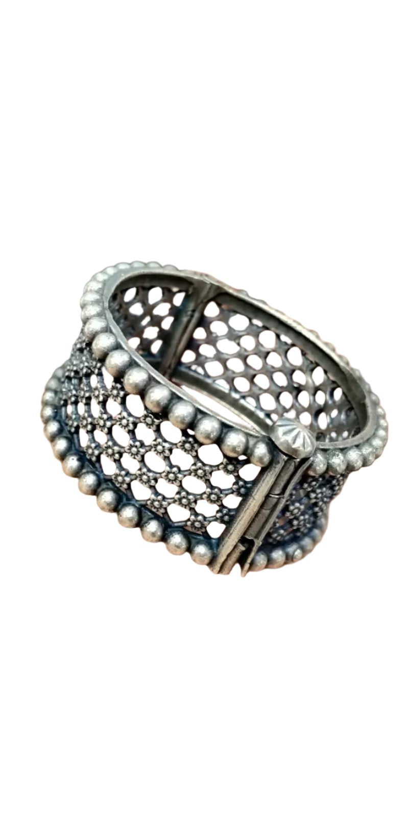 Ethereal Lattice Bangle Bracelet