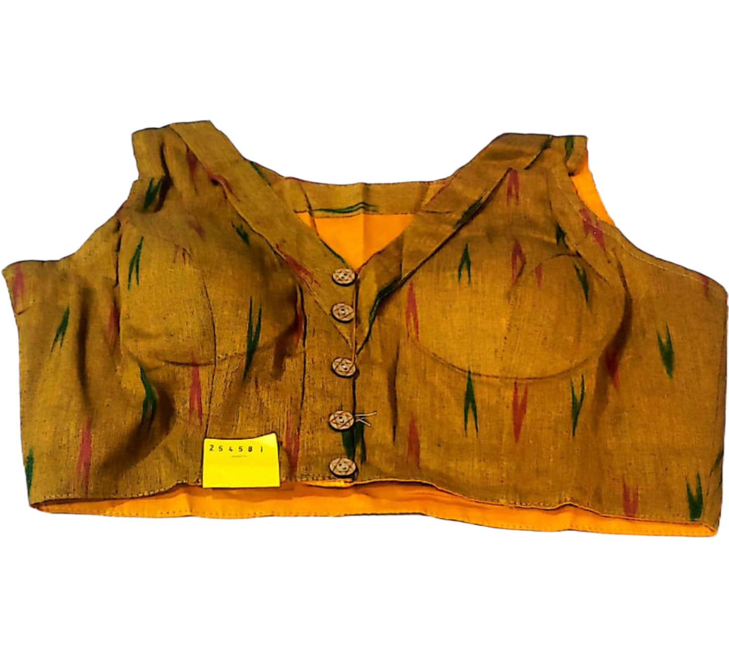 Ikkat Printed Front Button Blouse