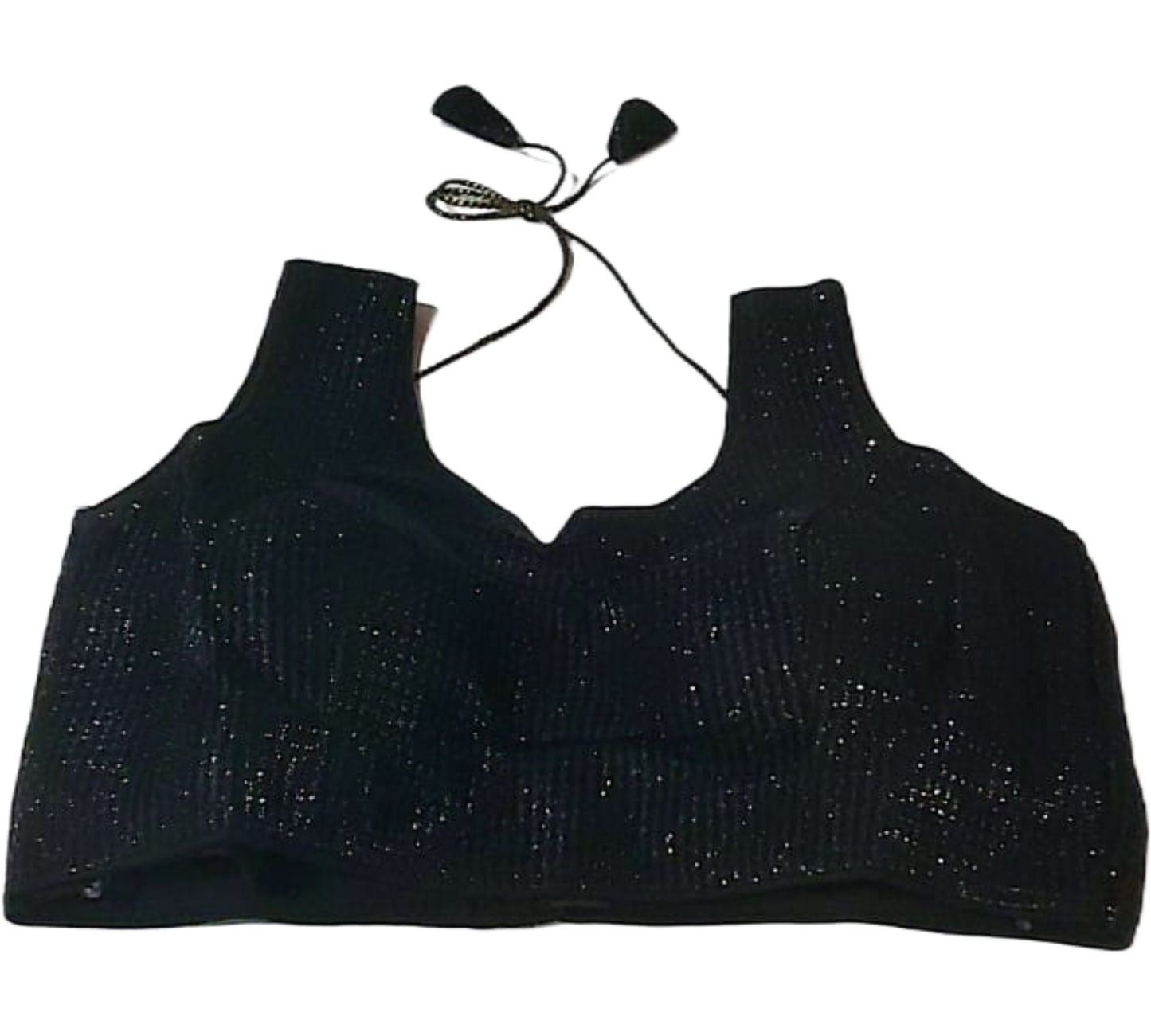 Dazzling Black Sequin Embellished Blouse