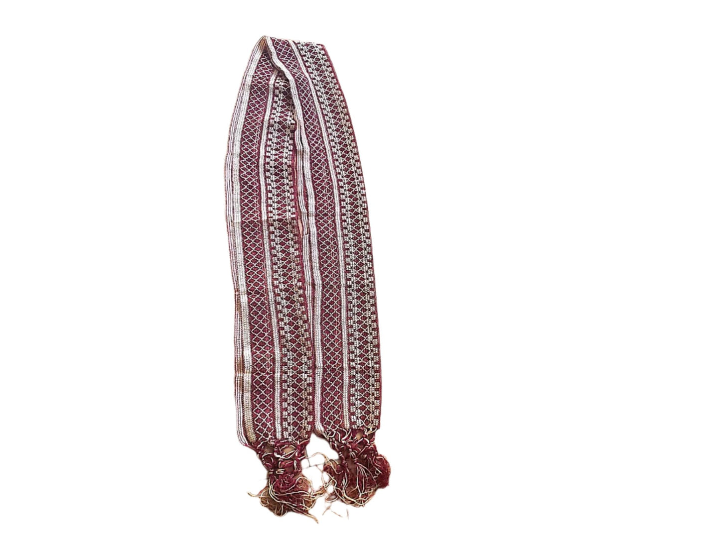 Mens Geometric Embroidery Ethnic Dupatta