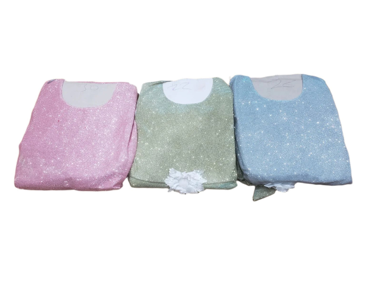 Enchanting Sparkle Gown with Floral Shrug for Girls