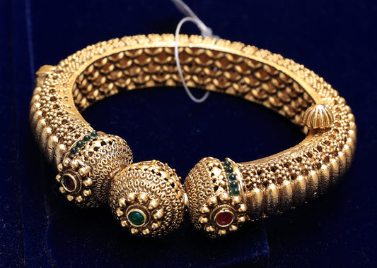 Sacred Jewel Embellished Kada Bangle