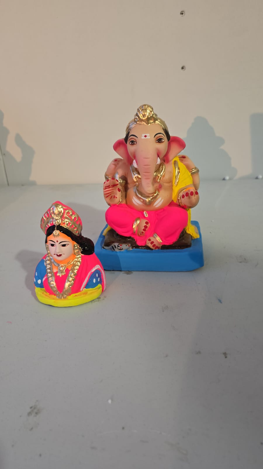 Lord Ganesha and Goddess Gowri Idol
