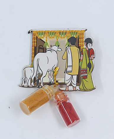 Traditional Indian Couple Halidi & Kum Kum Blessings Set