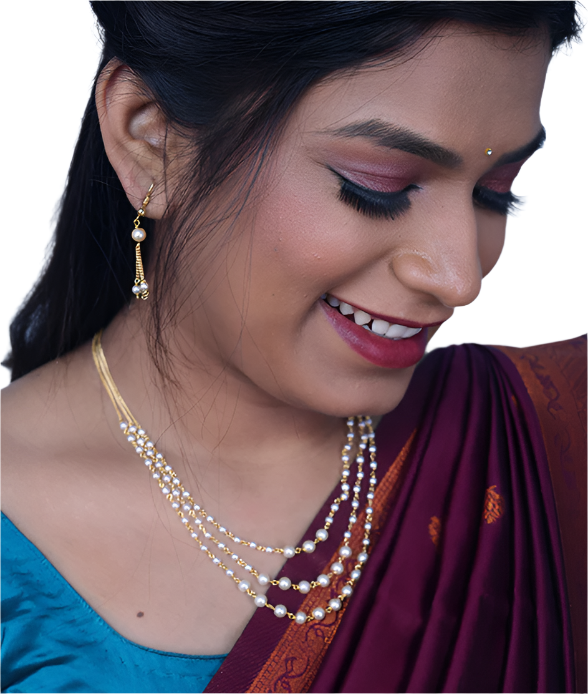Classic Pearl Layers Necklace Set
