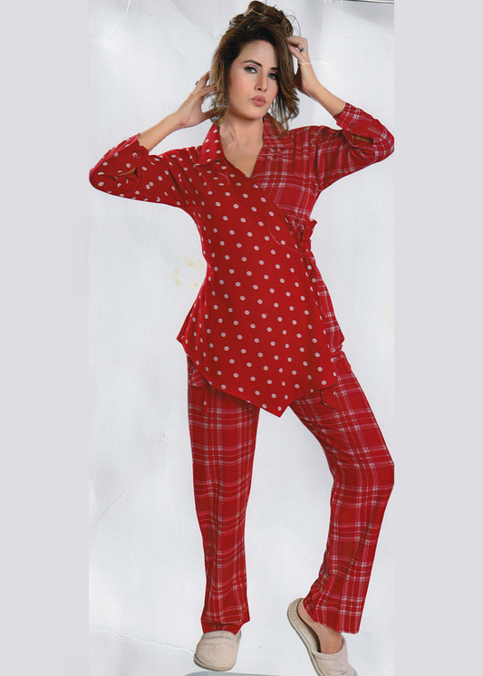 Ruby Reverie Night Suit
