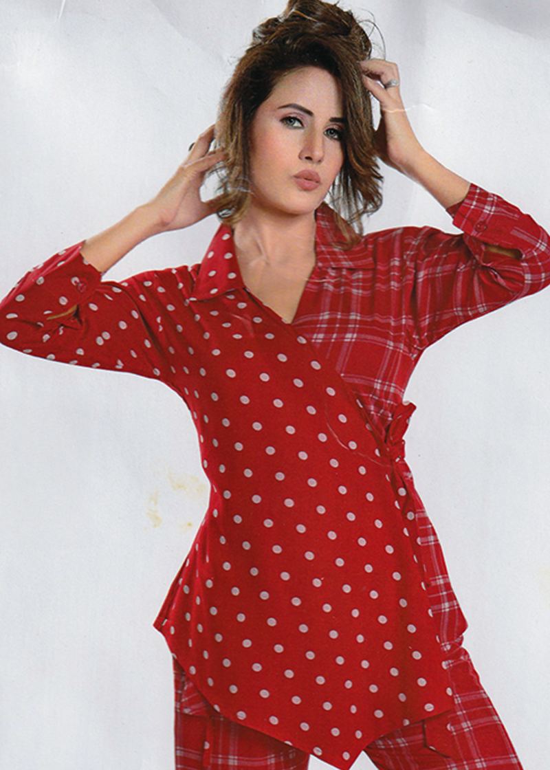 Ruby Reverie Night Suit