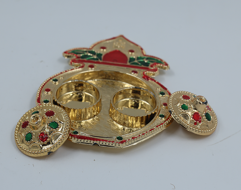 Traditional Haldi Kumkum Holder