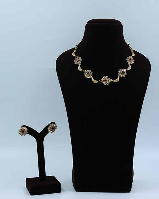Blossom Charm Necklace Set