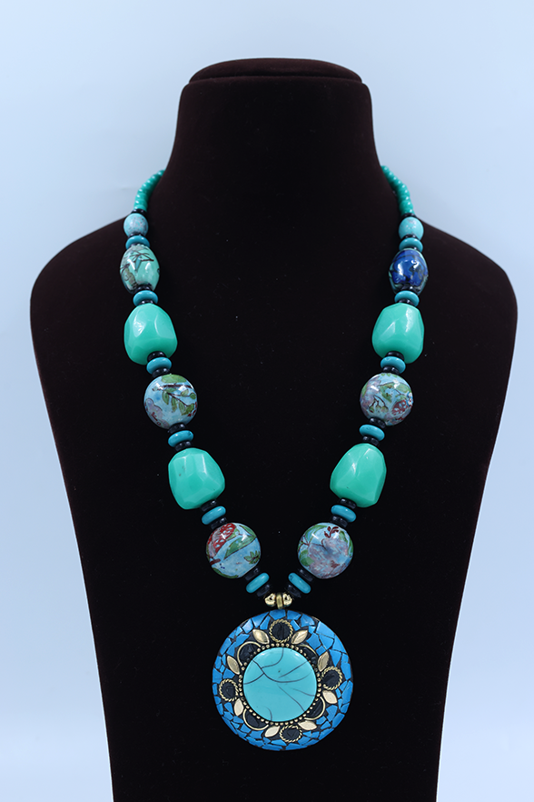 Ocean Bloom Pendant Necklace