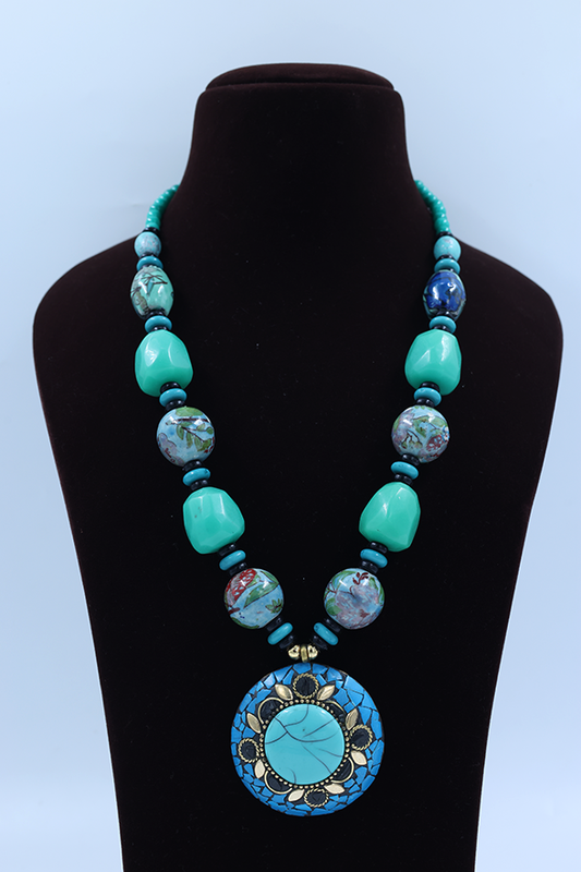 Ocean Bloom Pendant Necklace