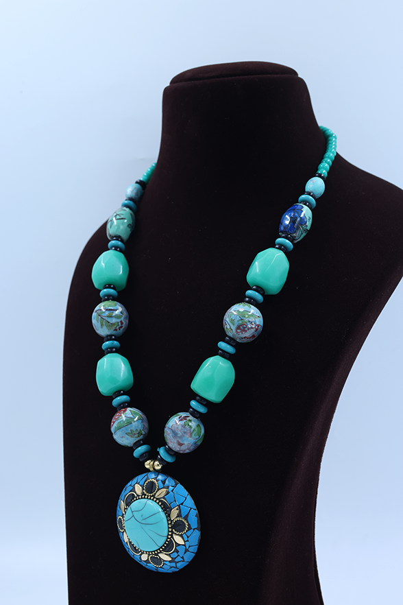 Ocean Bloom Pendant Necklace
