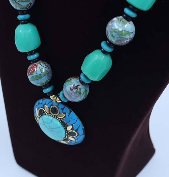 Ocean Bloom Pendant Necklace