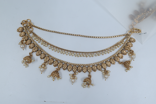 Pearl Drop Designer Ear Chains