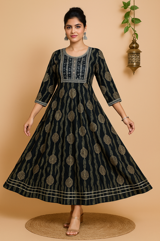 Majestic Traditional Anarkali Dress