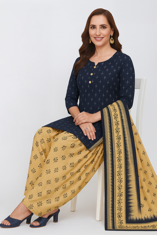 Midnight Blue Kurta Set