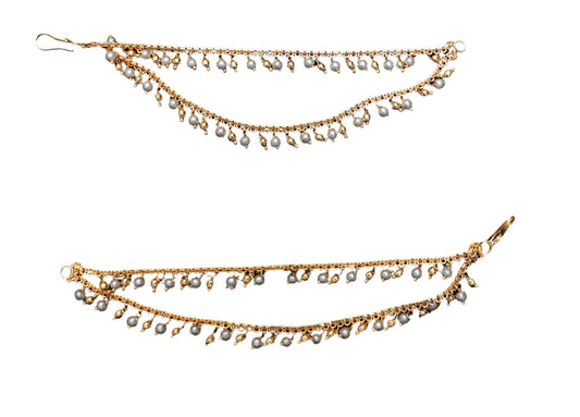 Luxurious Pearl Ear Chains