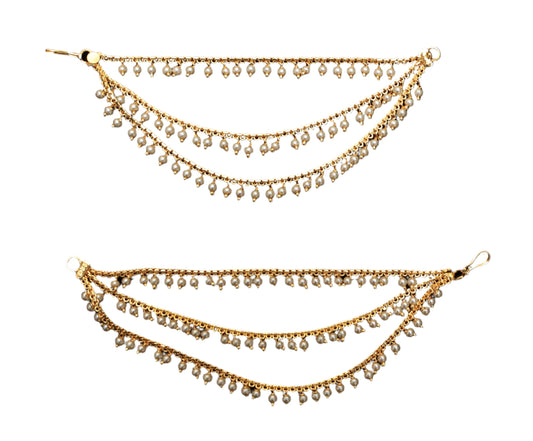Enchanting Pearl Ear Chains