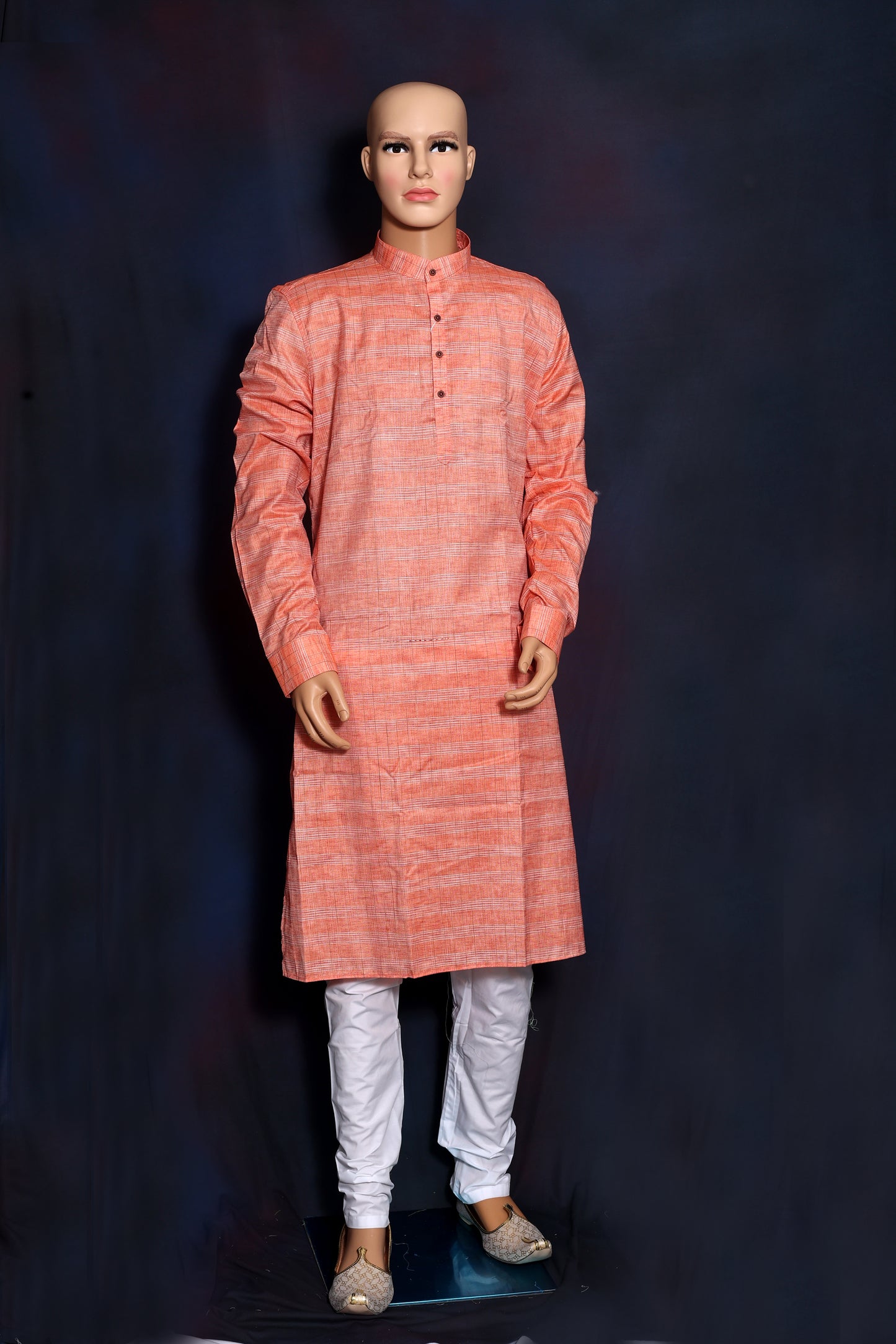 Mens Elegant Heritage Striped Kurta