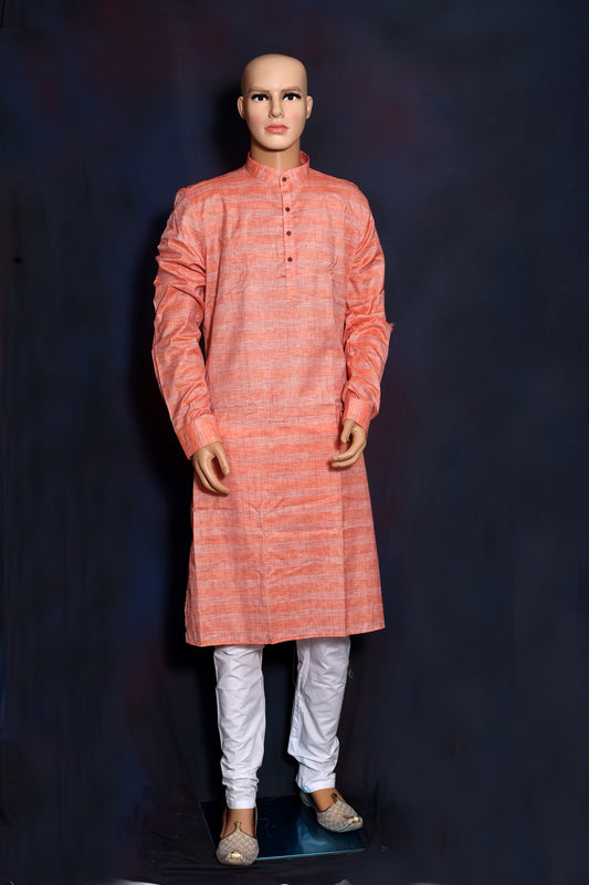 Mens Elegant Heritage Striped Kurta