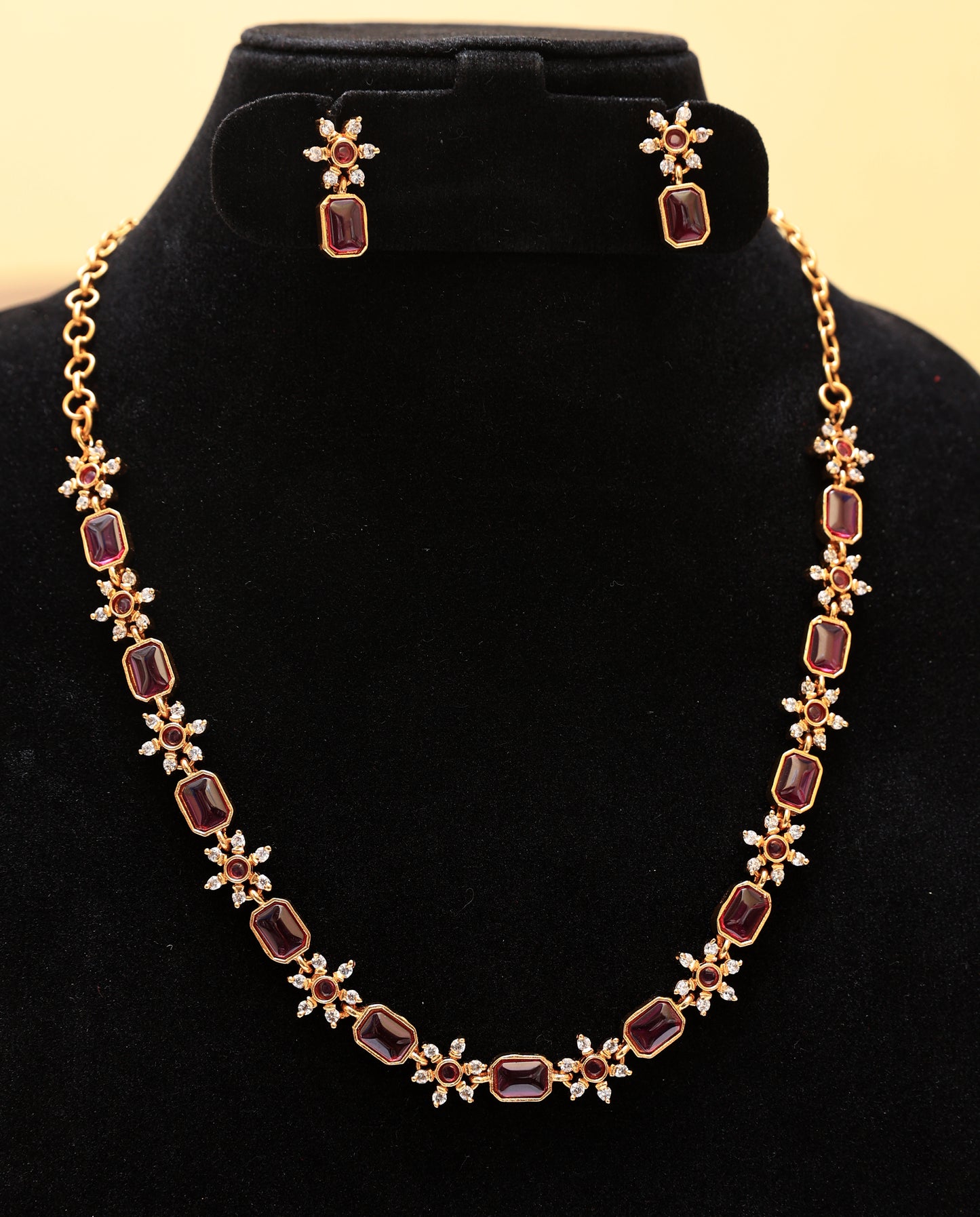 Floral Blossom Necklace Set