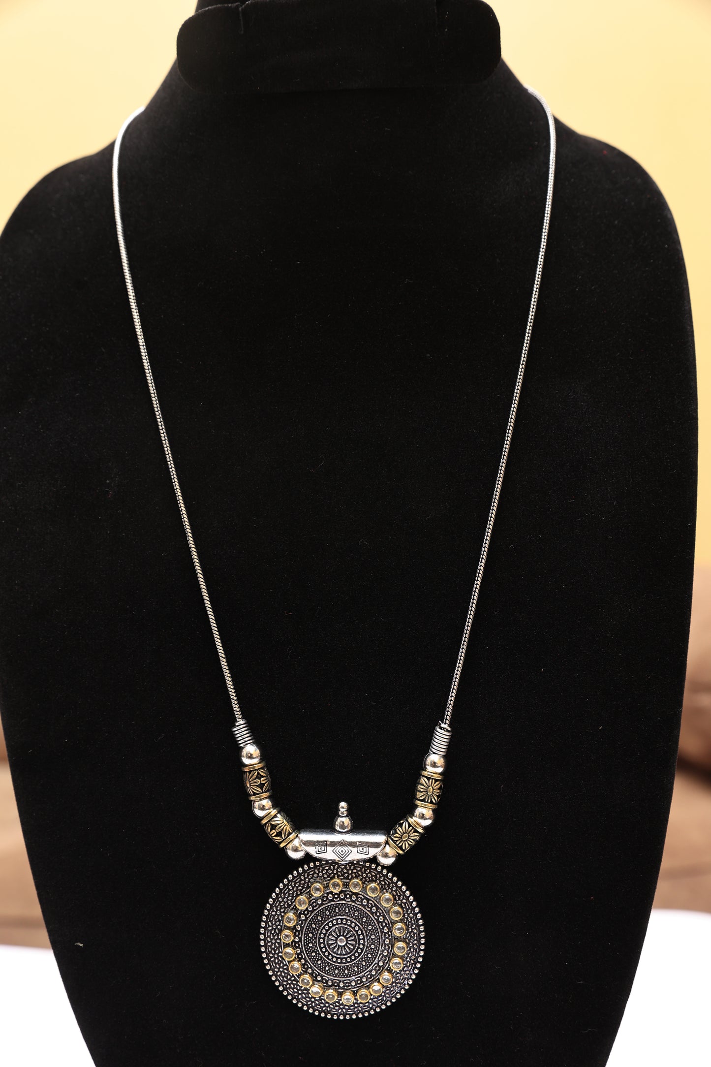 Enigmatic Oxidized Bohemian Necklace