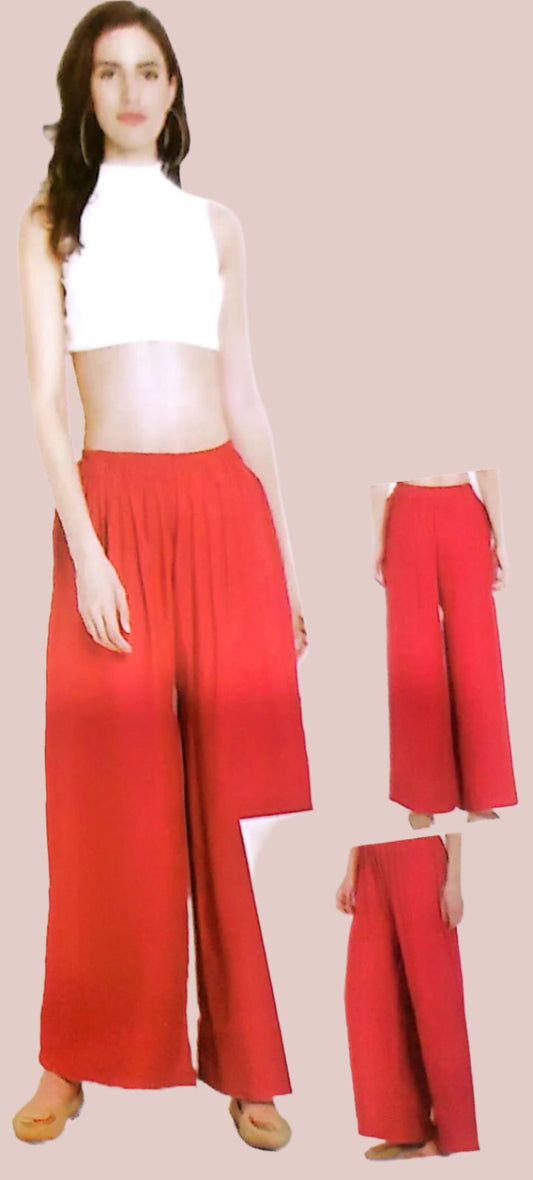 Women Solid Palazzo Pants