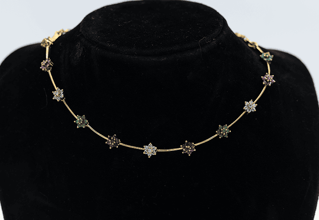 Starburst Necklace and Earrings Set