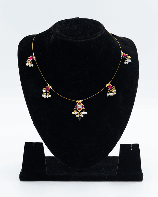 Pink & Pearl Elegance Necklace